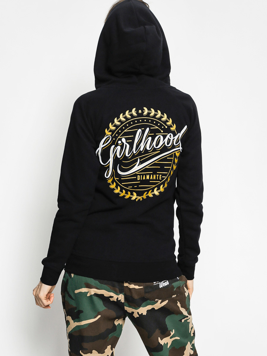 Bluza z kapturem Diamante Wear Girlhood ZHD Wmn (black)