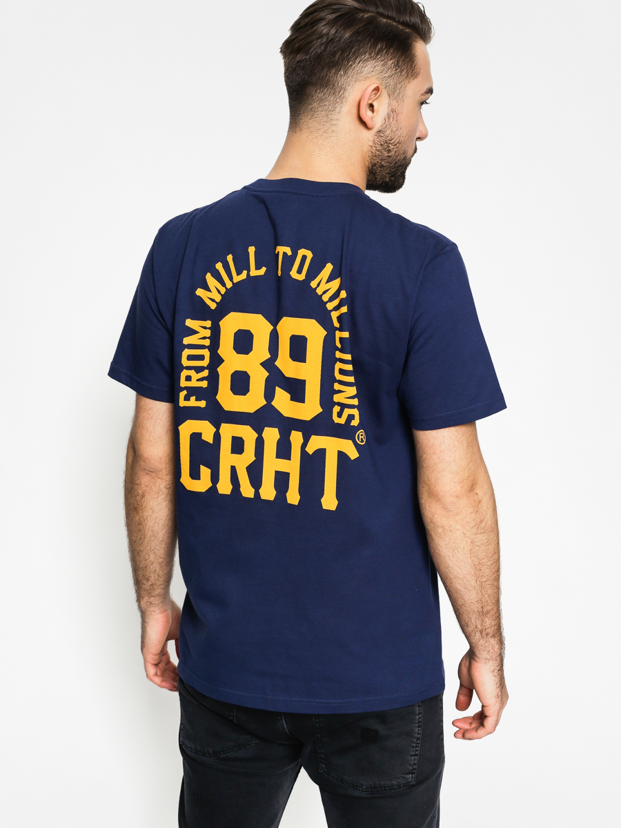 T-shirt Carhartt Mill 89 (blue/oro)