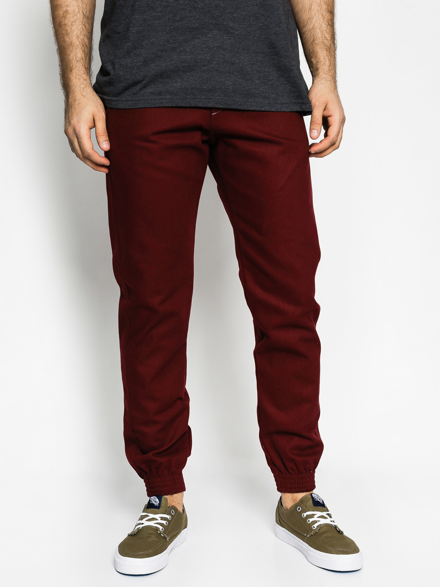 Spodnie Turbokolor Trainer Chino (burgundy)