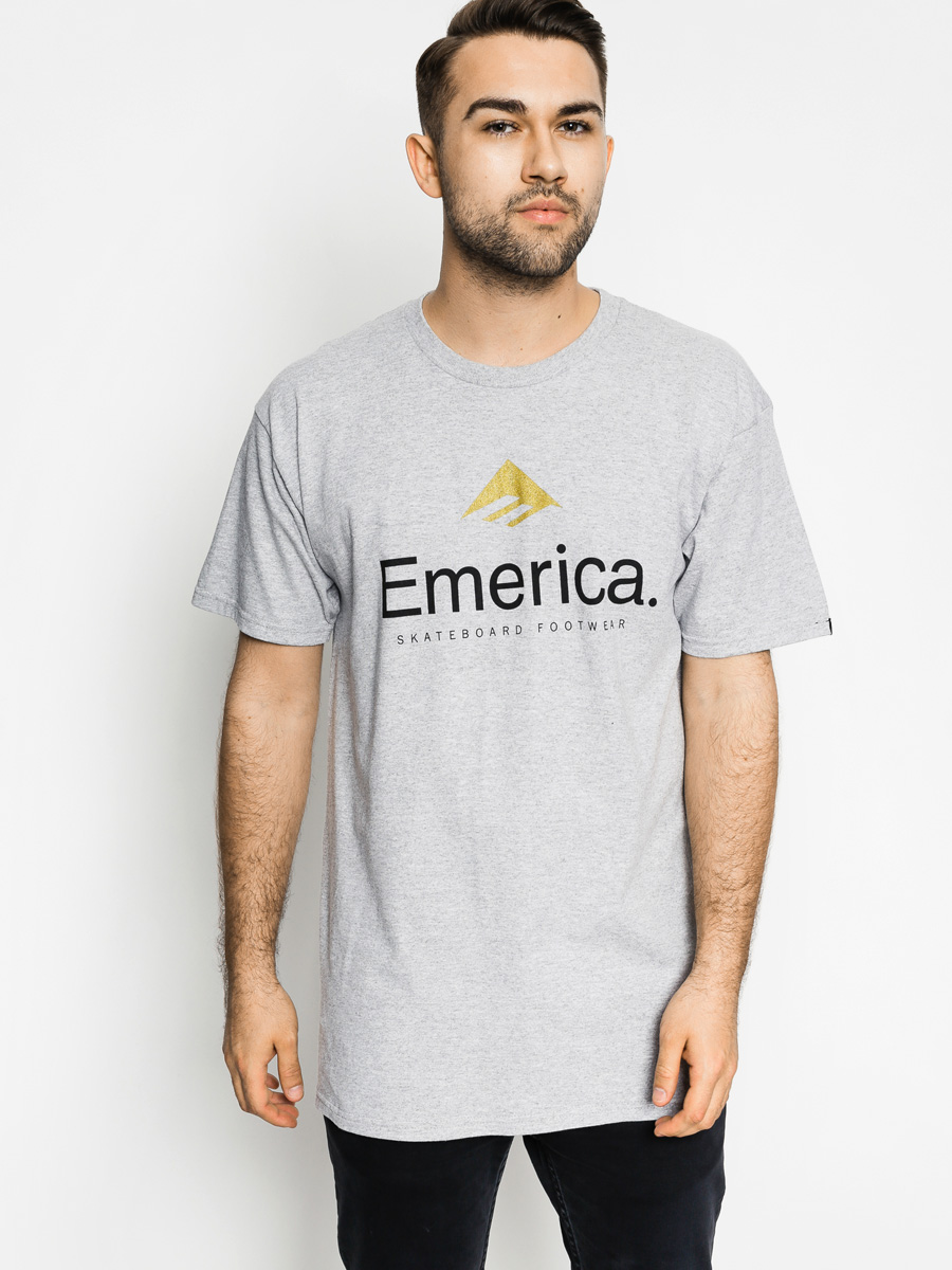 T-shirt Emerica Emerica Skateboard Logo (grey heather)