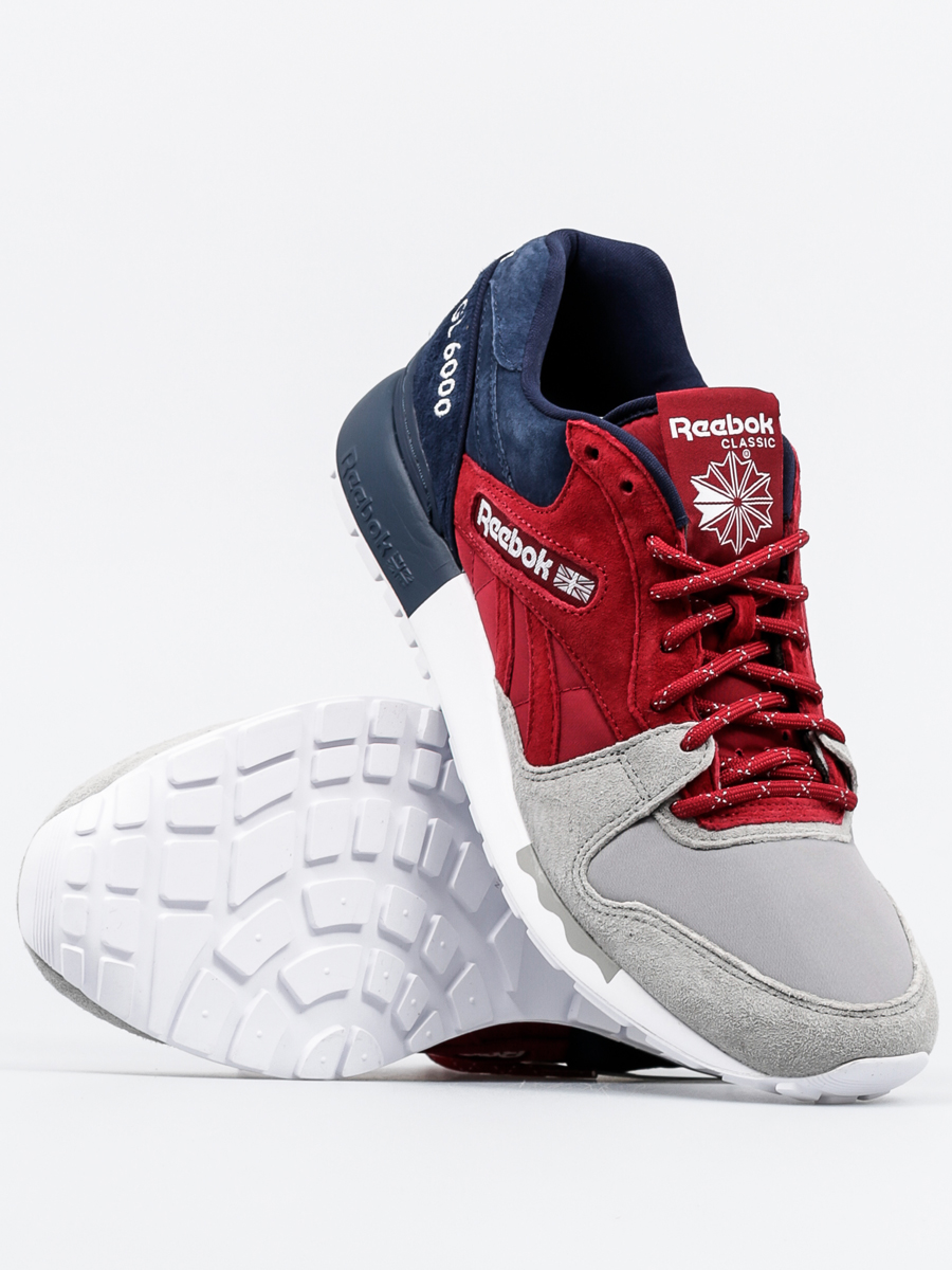 Buty Reebok GL 6000 SNE (cranberry red/tin grey)
