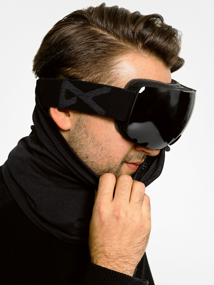 Gogle Anon MIG MFI + ocieplacz (smoke/dark smoke)