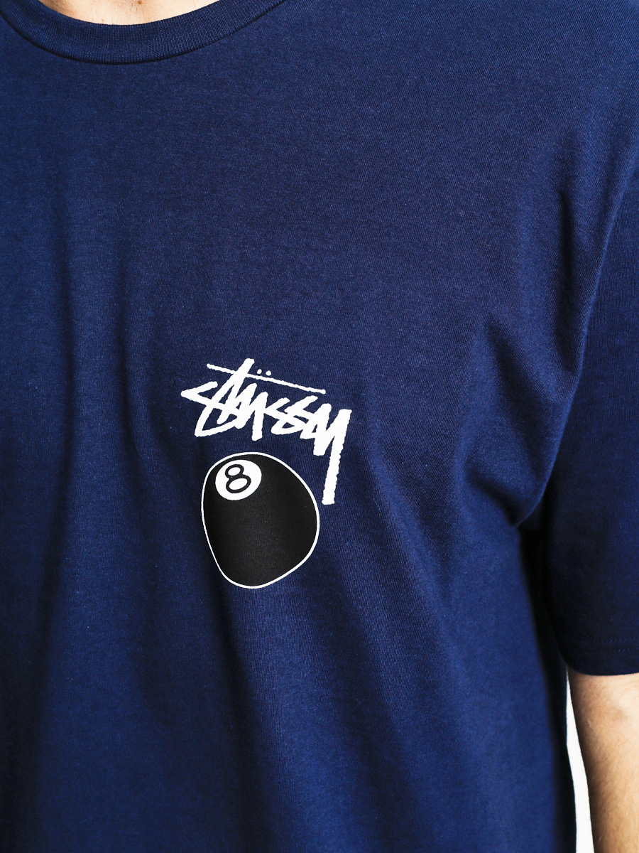 T-shirt Stussy 8 Ball - granatowy (navy)