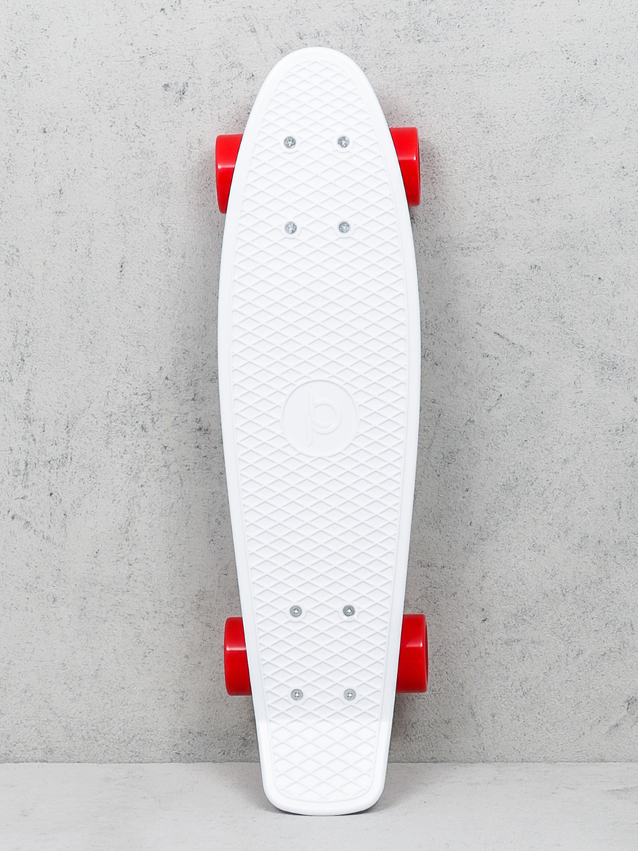 Deskorolka cruiser Playlife Vinyl (white/red)