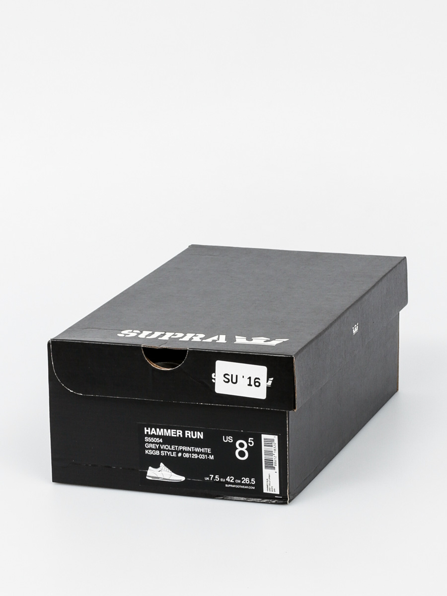 Buty Supra Hammer Run (grey violet/print white)