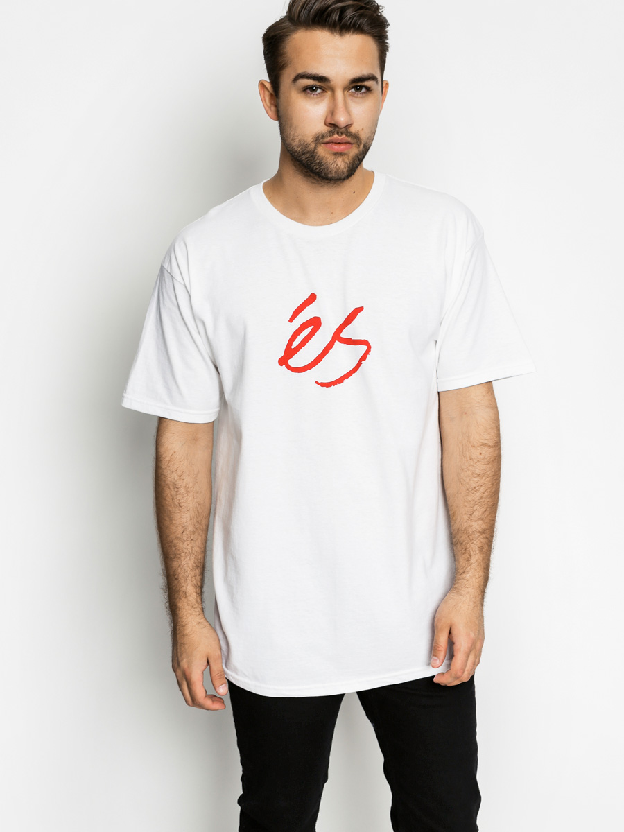 T-shirt eS Mid Script (white)