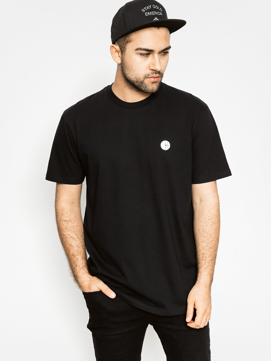 T-shirt Polar Skate Fill Logo Chest (black)
