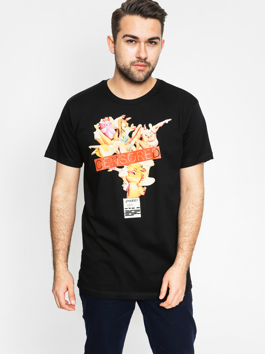 T-shirt Majesty Censored (black)