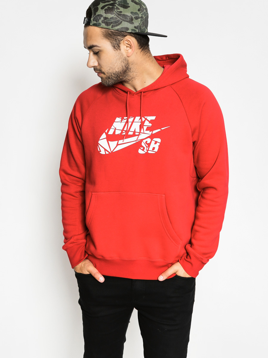 Bluza z kapturem Nike SB Sb Icon Griptape HD (red)