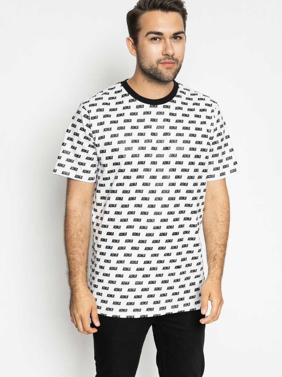 T-shirt Koka Overprint Tftr (white)