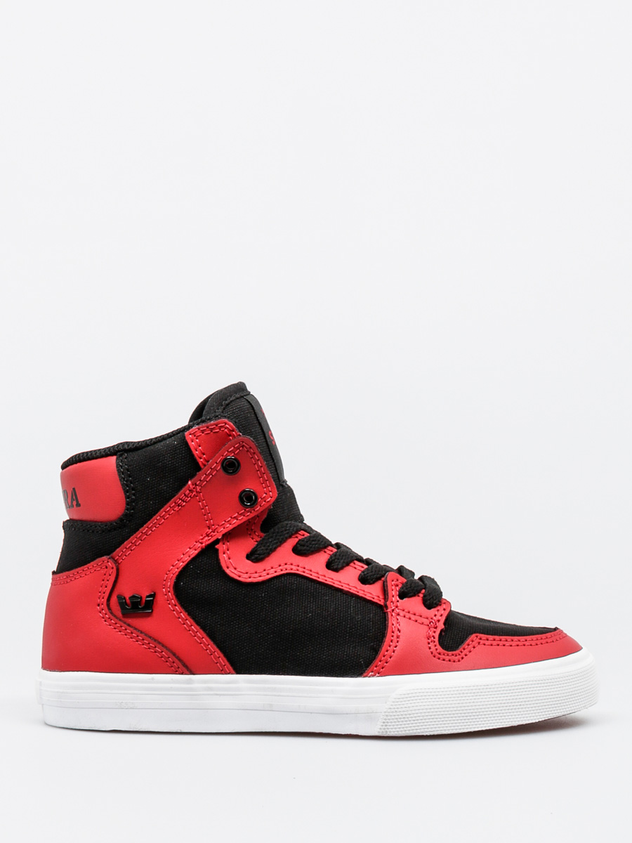 Buty dziecięce Supra Vaider (red/black/white)