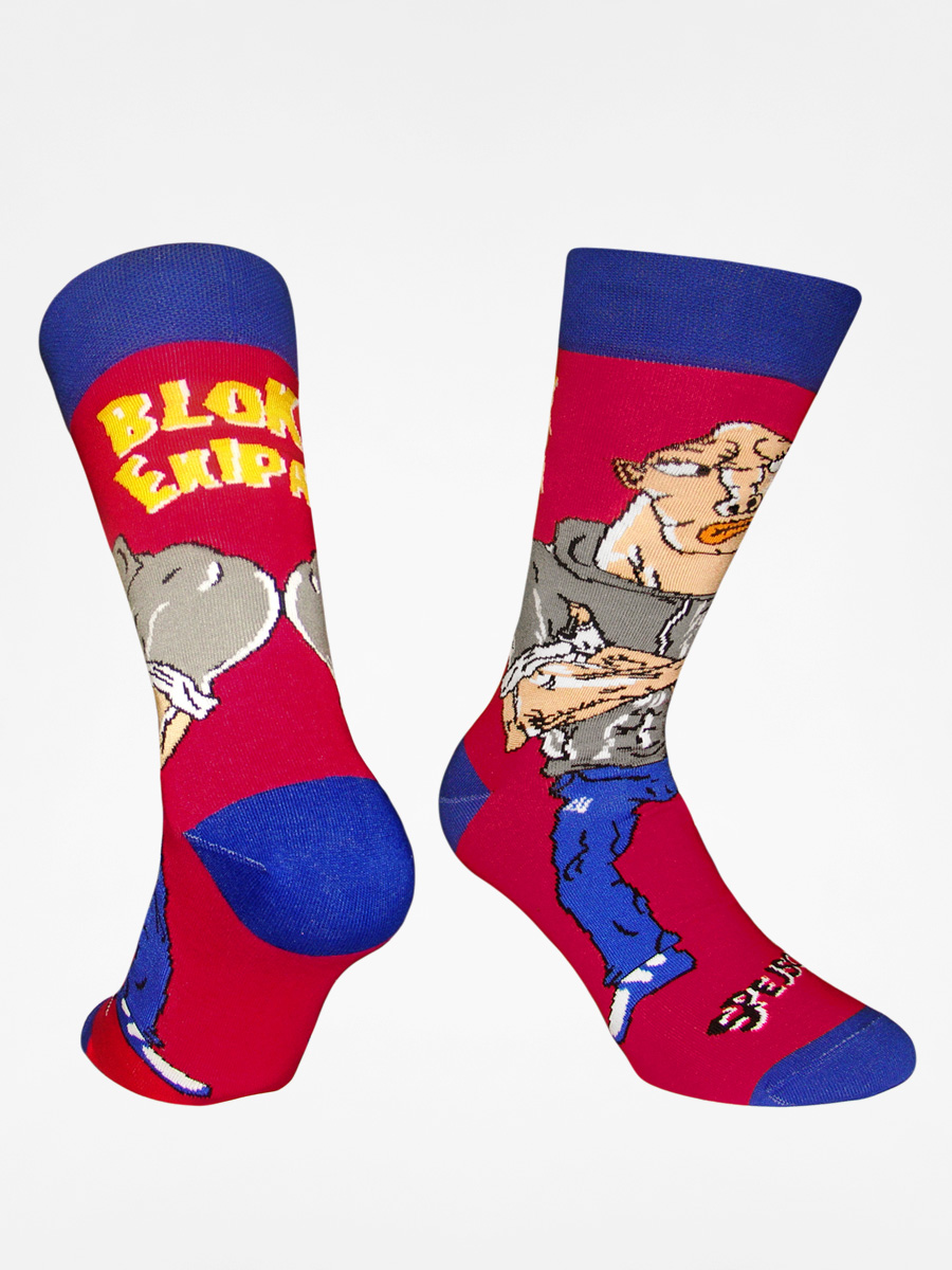 Skarpetki Cup Of Sox Blok Ekipa 1A (red/spejson)