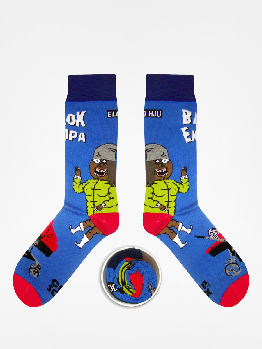 Skarpetki Cup Of Sox Blok Ekipa 2B (blue/solaris)