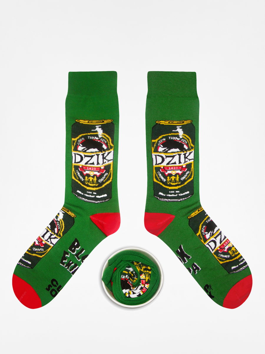 Skarpetki Cup Of Sox Blok Ekipa 2C (green/dzik)