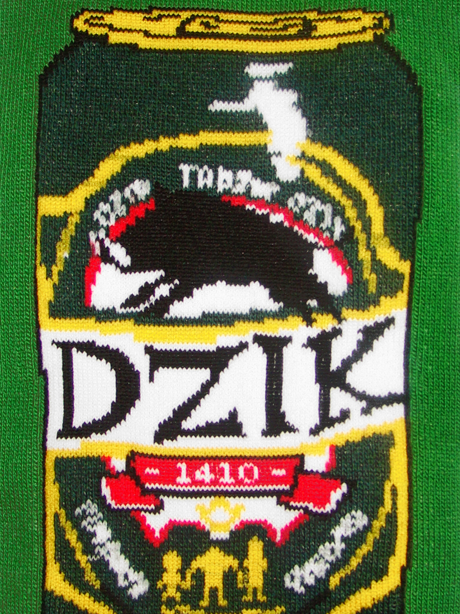 Skarpetki Cup Of Sox Blok Ekipa 2C (green/dzik)