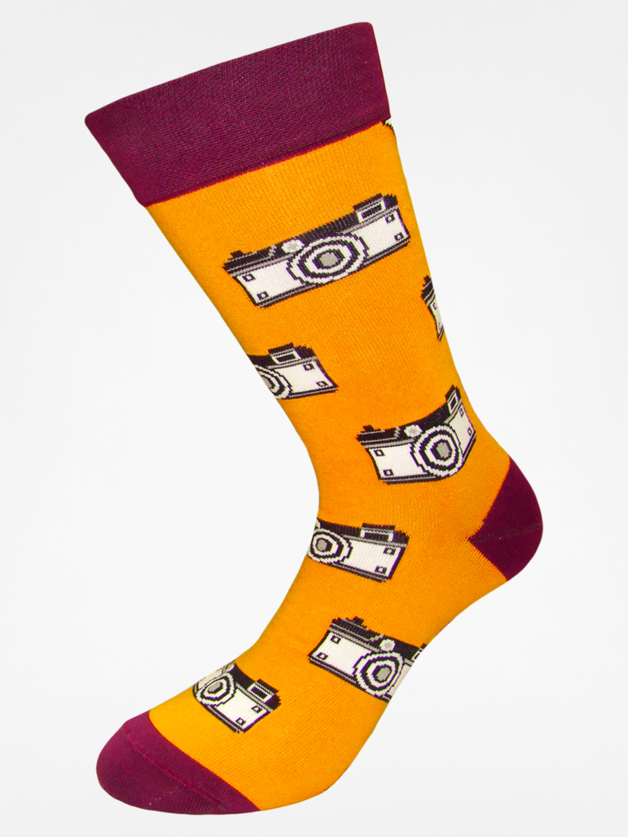 Skarpetki Cup Of Sox Frymuśne Ścichapęki B (yellow/camera)
