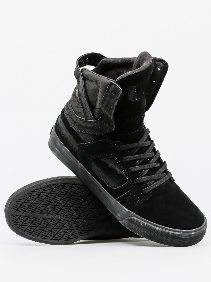 Supra Skytop II 2 Muska 002 Gunmetal Metallic Gray & Black Suede store Size 13