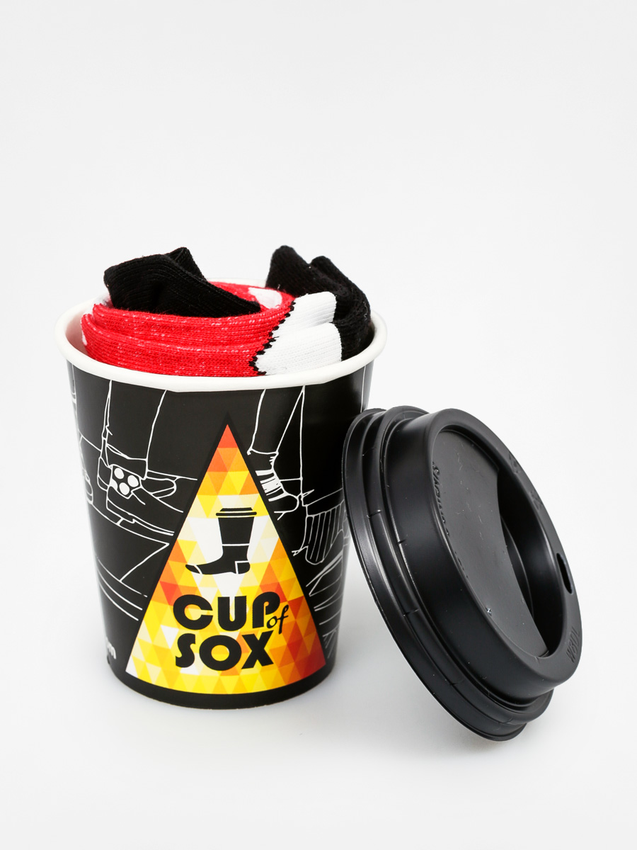 Skarpetki Cup Of Sox All My Friends Are Dead A (red/white cat)
