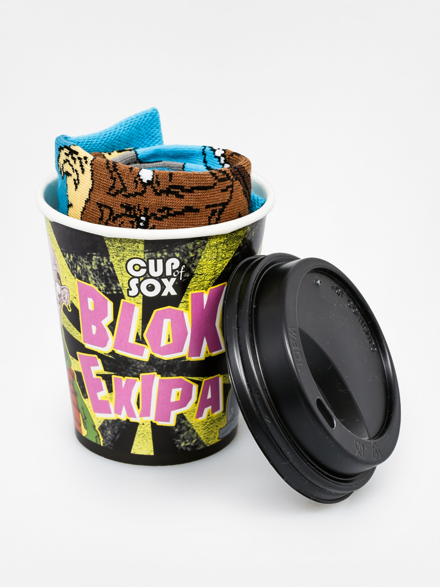 Skarpetki Cup Of Sox Blok Ekipa 1C (blue/walo)