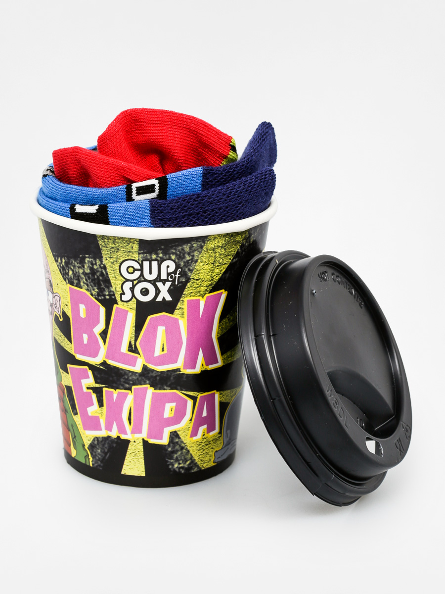 Skarpetki Cup Of Sox Blok Ekipa 2B (blue/solaris)