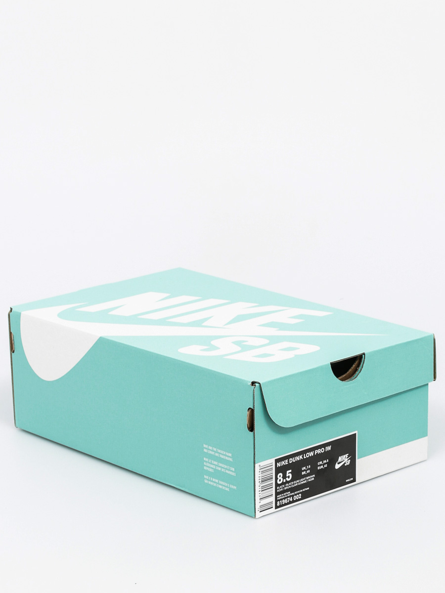 Buty Nike SB Dunk Low Pro IW (black/black gum light brown)