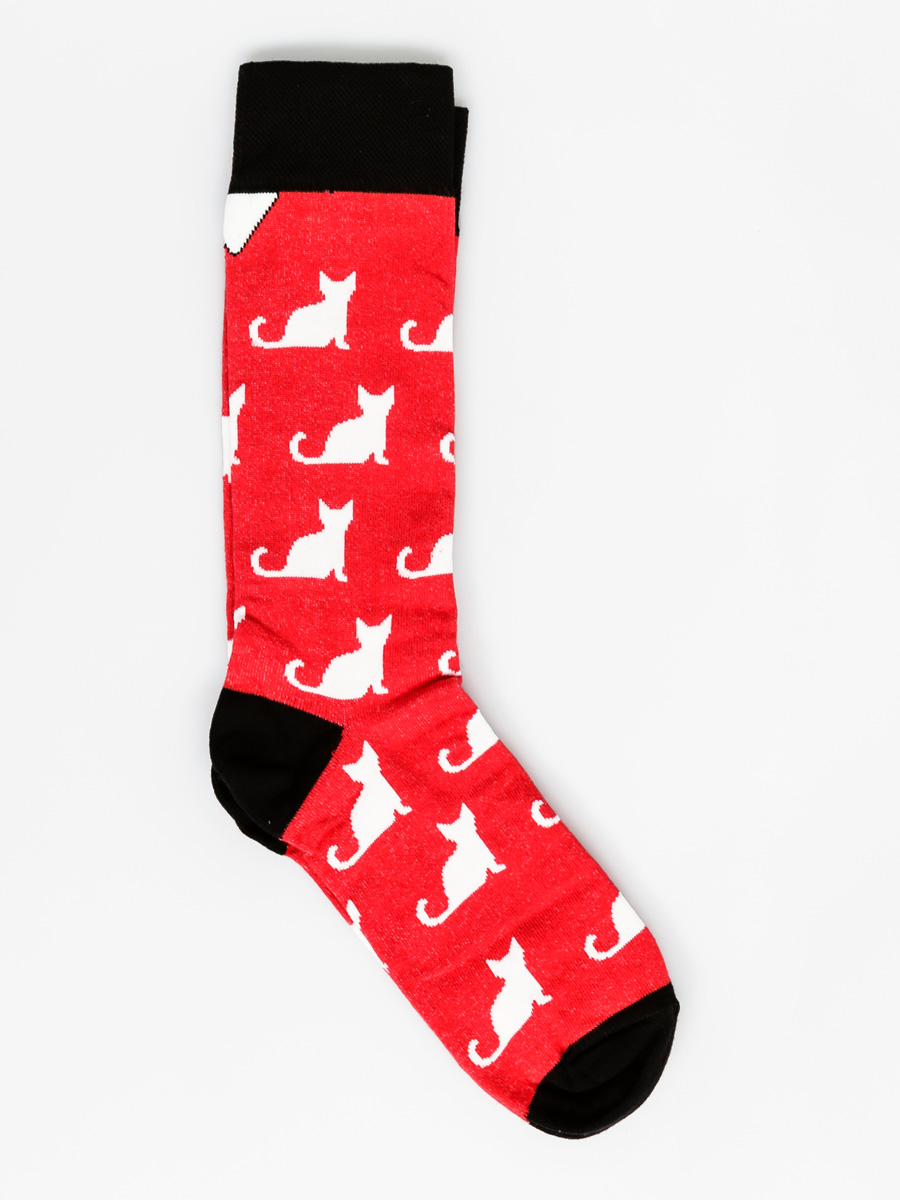 Skarpetki Cup Of Sox All My Friends Are Dead A (red/white cat)