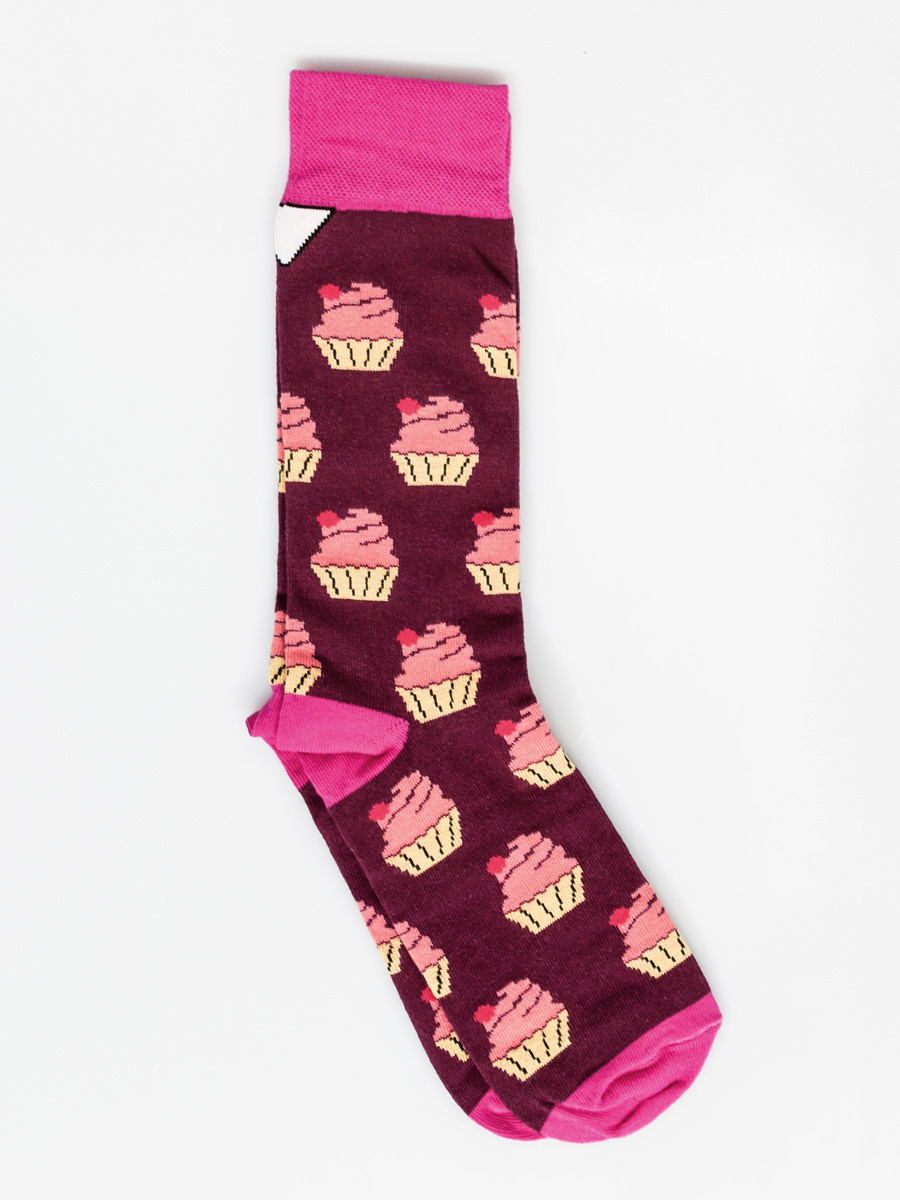Skarpetki Cup Of Sox Eatable B (burgundy/muffin)