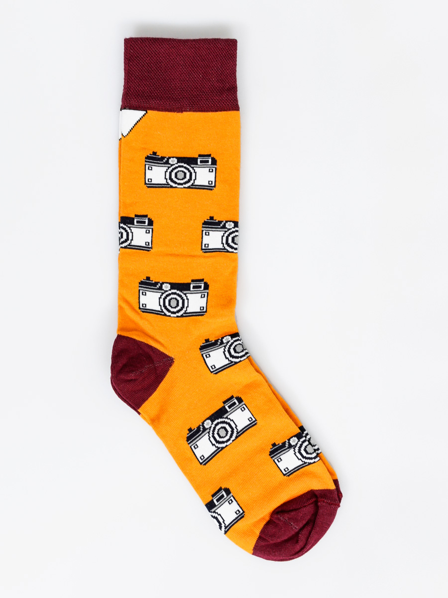Skarpetki Cup Of Sox Frymuśne Ścichapęki B (yellow/camera)