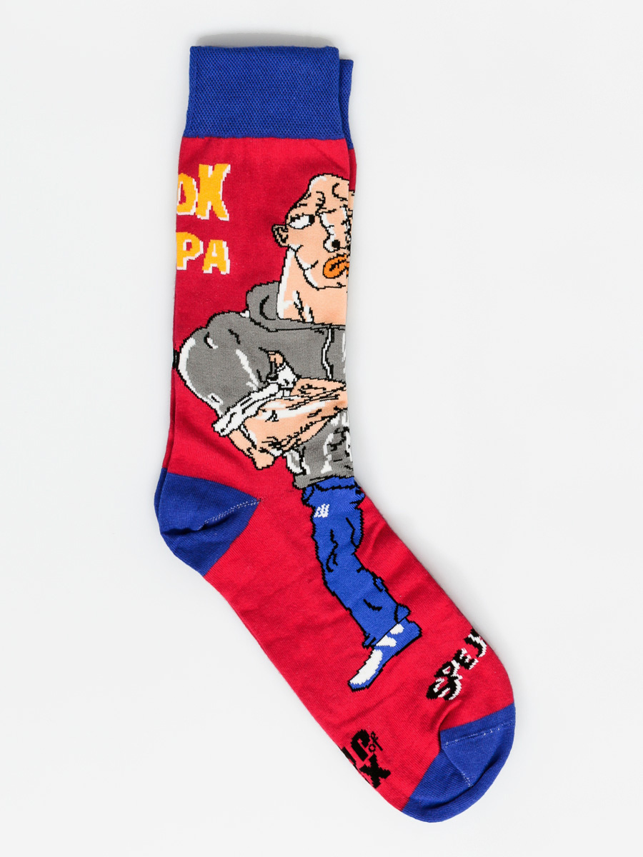 Skarpetki Cup Of Sox Blok Ekipa 1A (red/spejson)