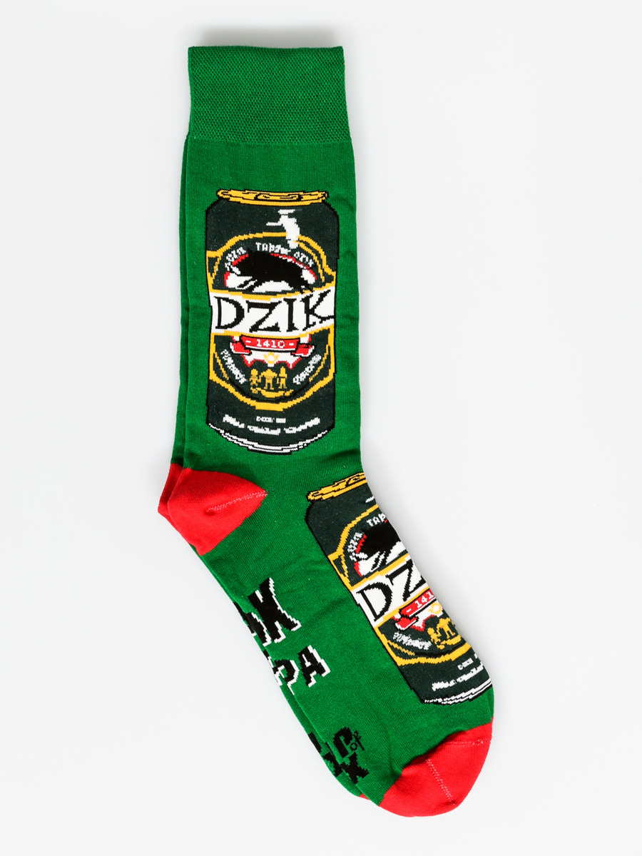 Skarpetki Cup Of Sox Blok Ekipa 2C (green/dzik)