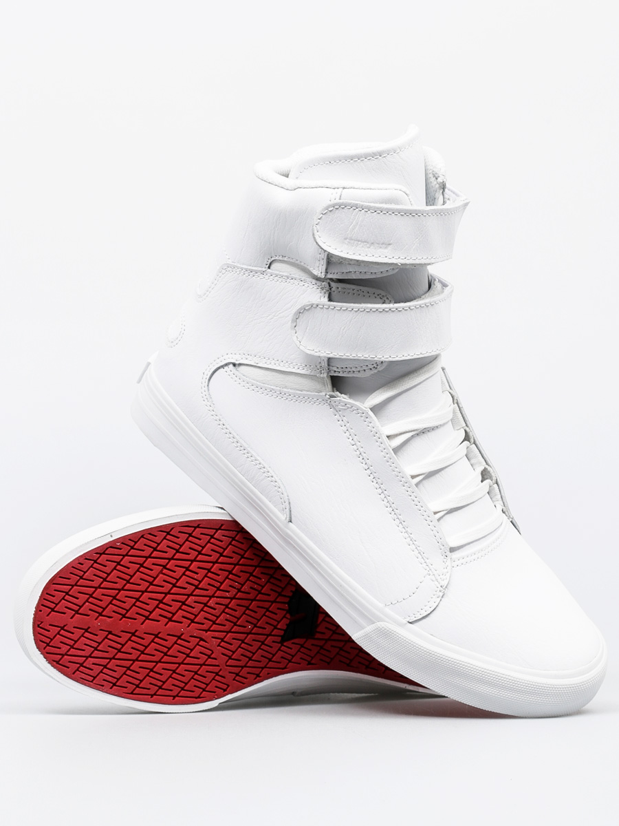 Buty Supra Society II (white/white red)