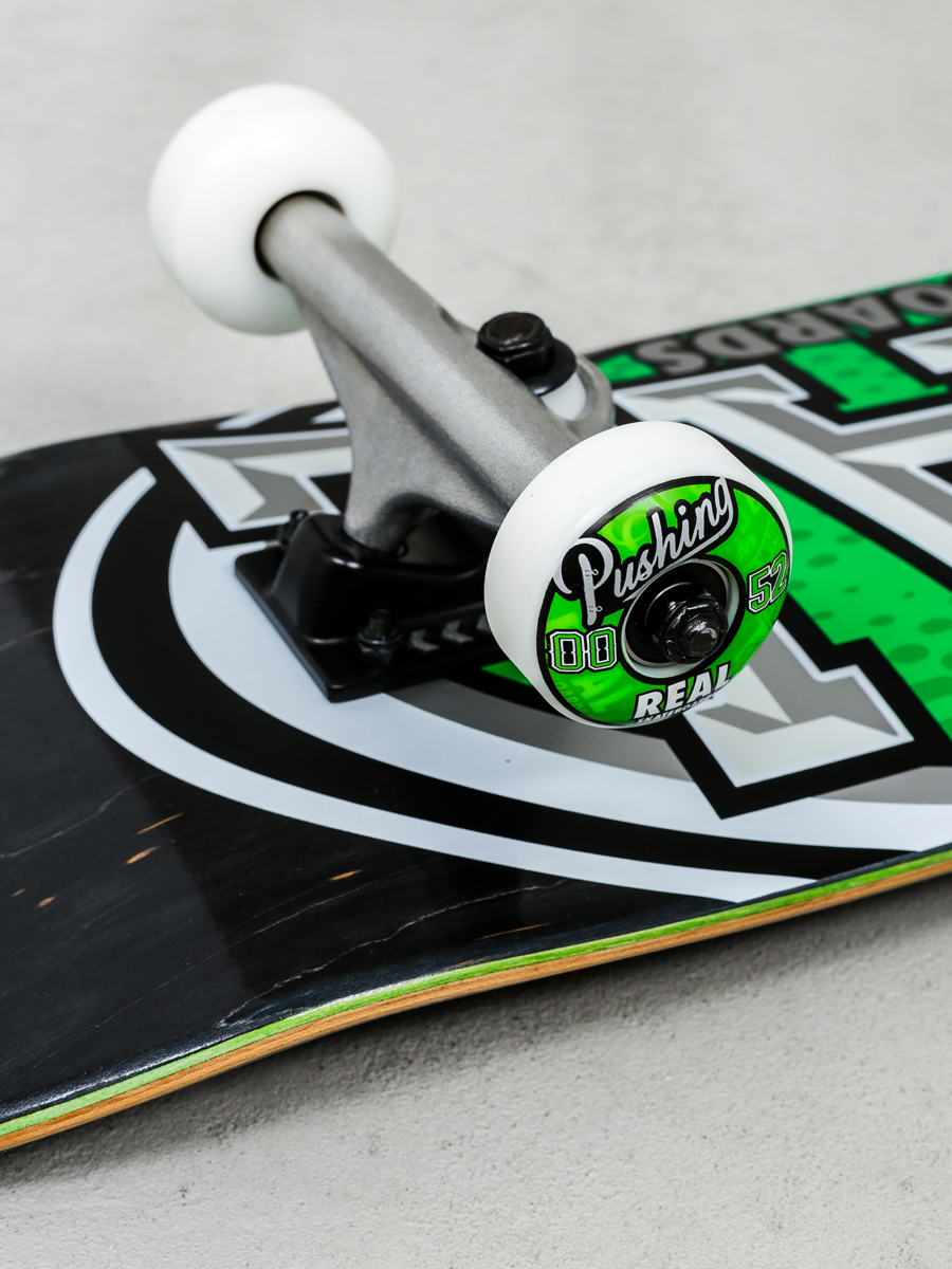 Deskorolka Real Playoffs (black/white/green)