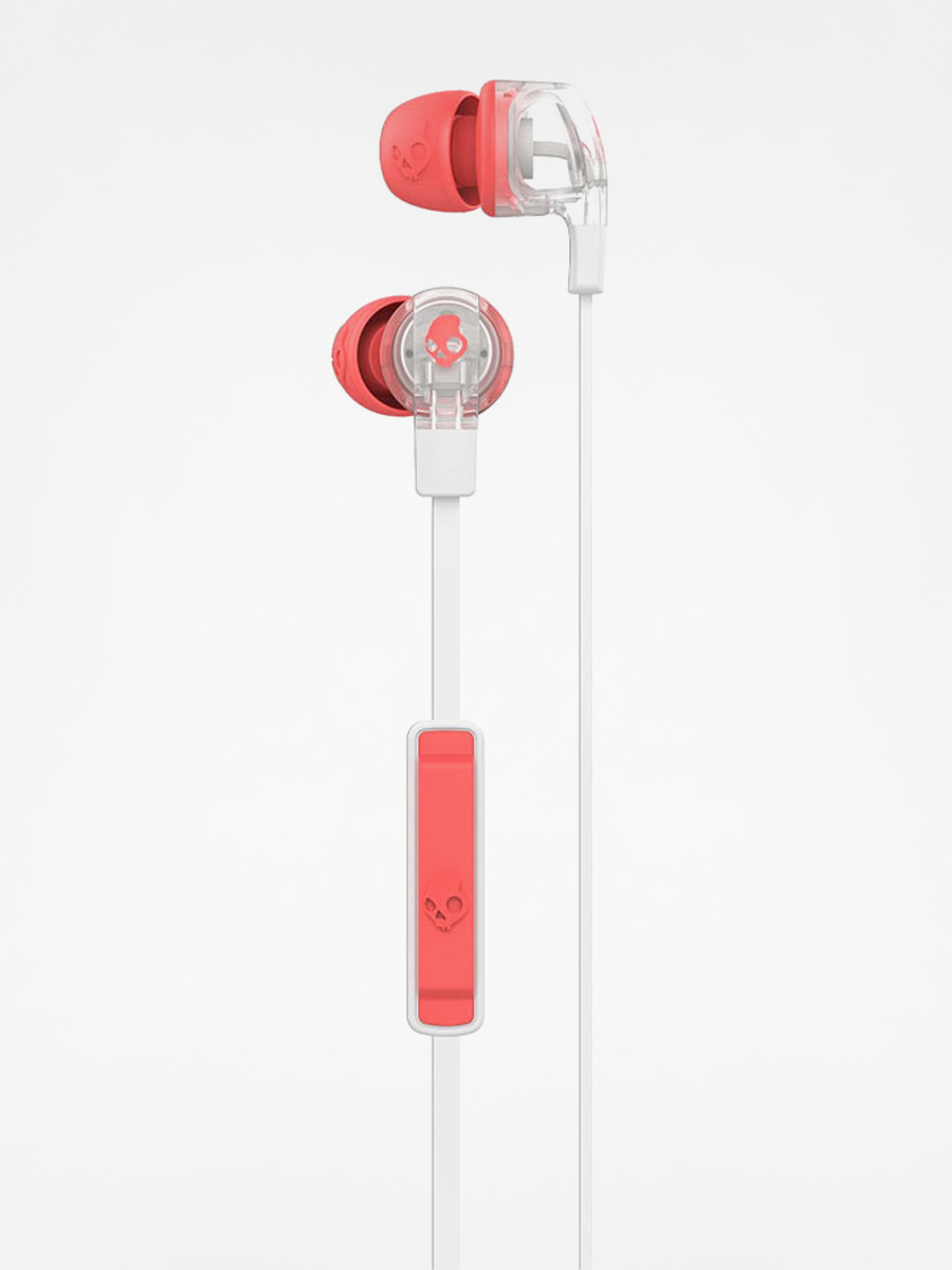 Słuchawki Skullcandy Dime W Mic (clear/coral)