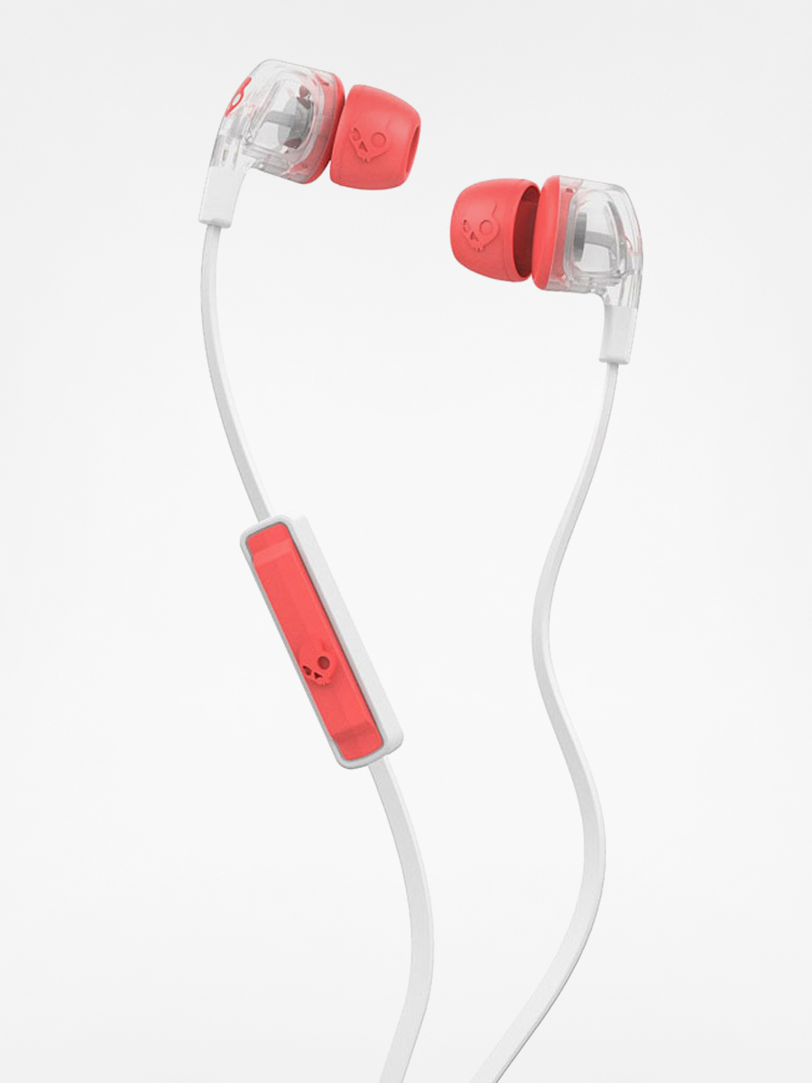 Słuchawki Skullcandy Dime W Mic (clear/coral)