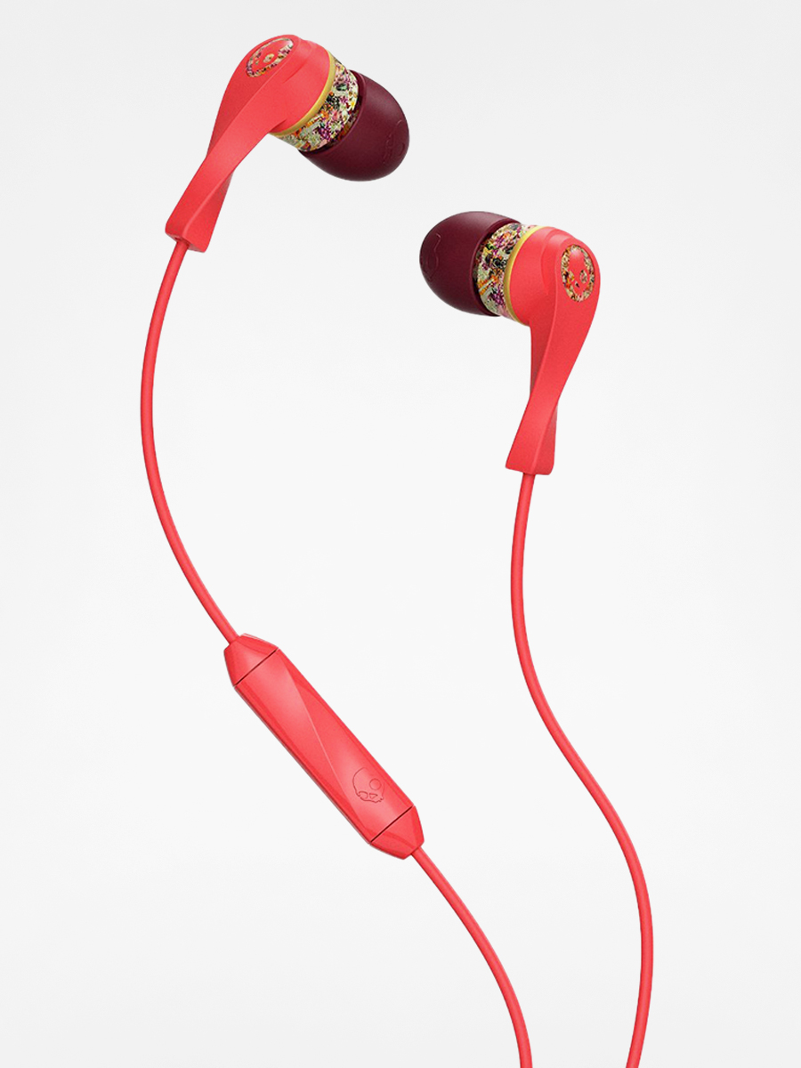 Słuchawki Skullcandy Inkd 2 0 W Mic (coral/floral/burgundy)