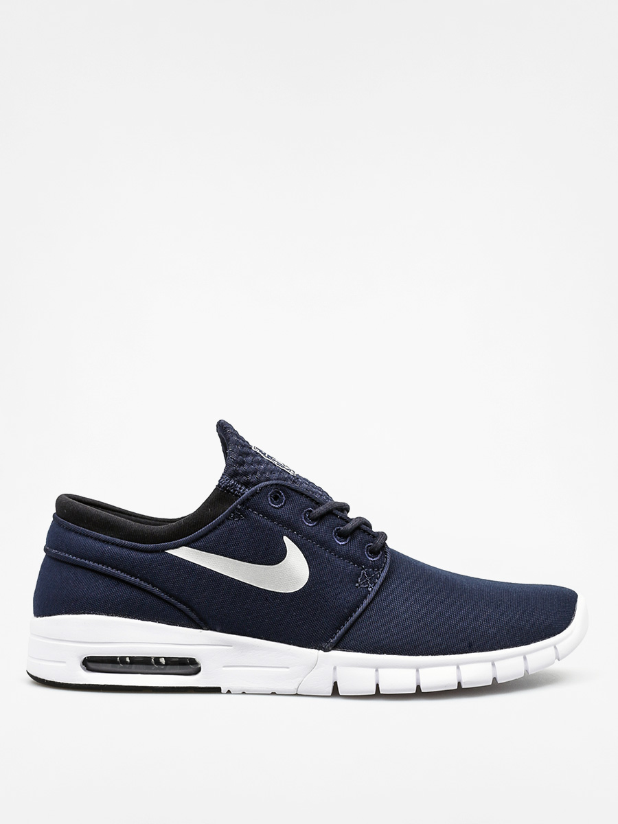 Buty Nike SB Stefan Janoski Max (obsidian/mtllc slvr white blk)