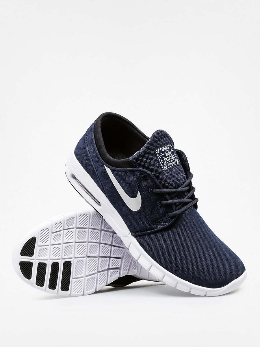 Buty Nike SB Stefan Janoski Max (obsidian/mtllc slvr white blk)