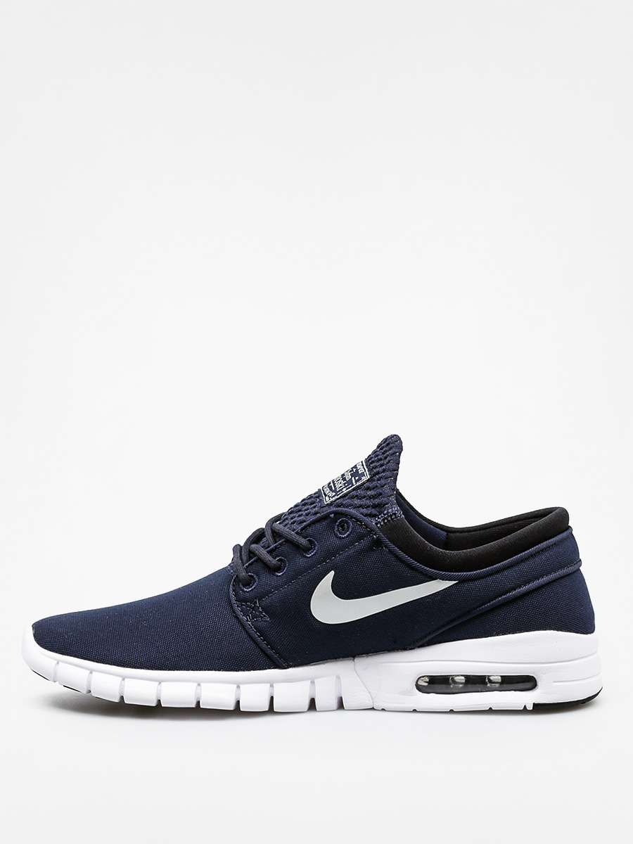 Buty Nike SB Stefan Janoski Max (obsidian/mtllc slvr white blk)