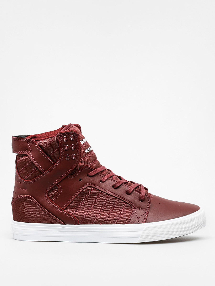 Buty Supra Skytop (burgundy/white)