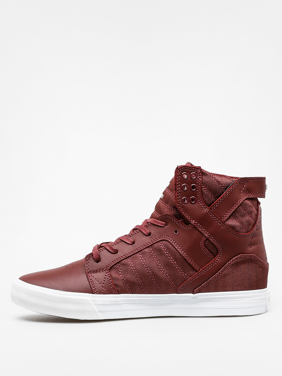 Buty Supra Skytop (burgundy/white)