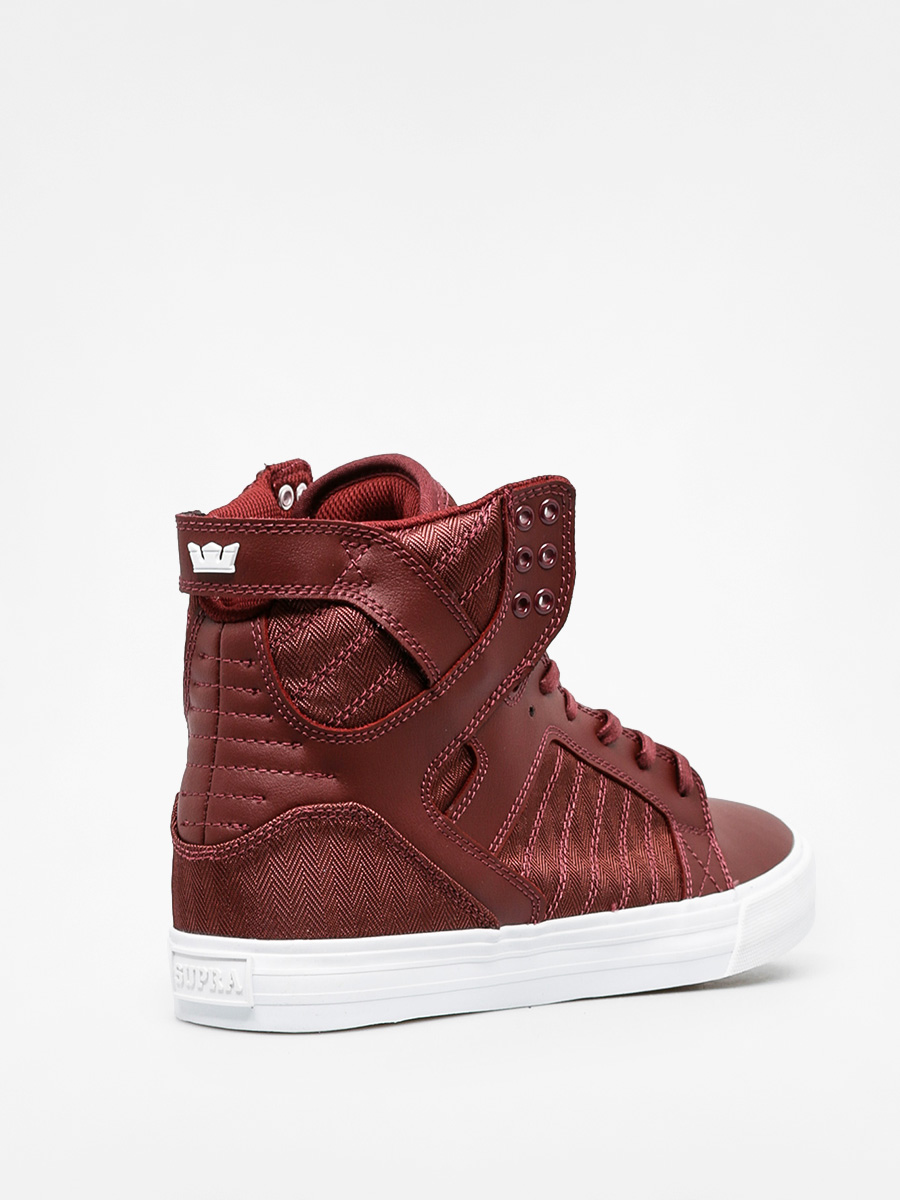 Buty Supra Skytop (burgundy/white)