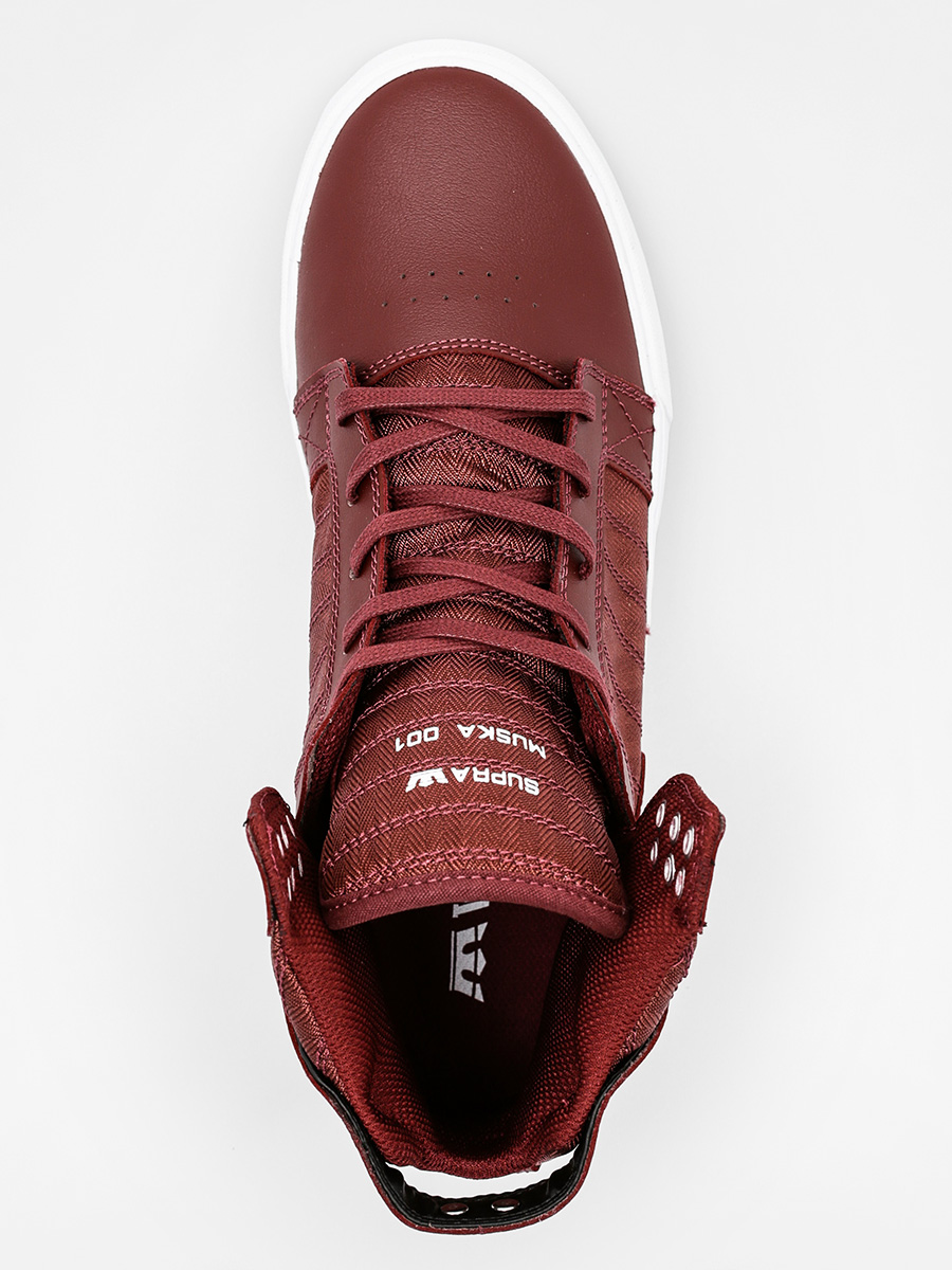 Buty Supra Skytop (burgundy/white)