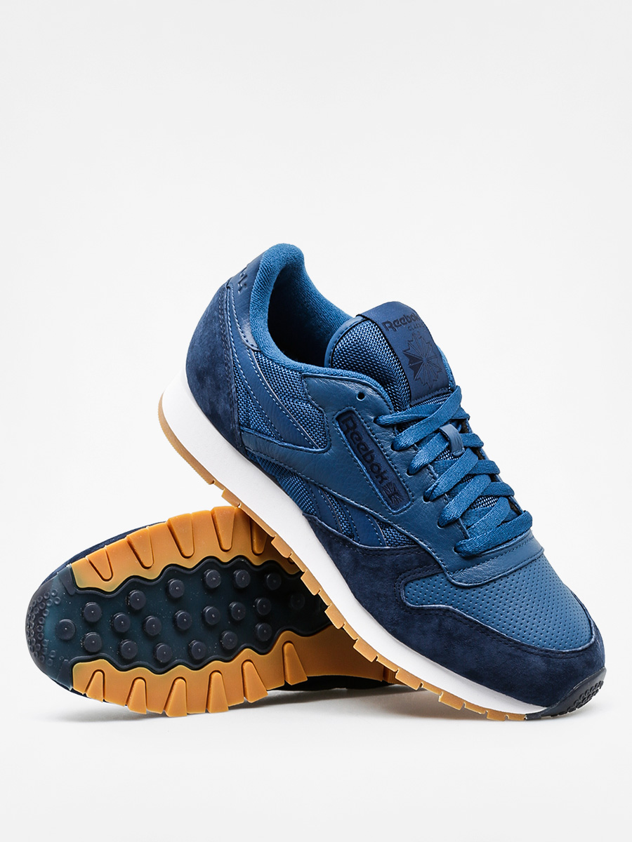 Buty Reebok Cl Leather Spp (noble blue/cllgnavy/white)