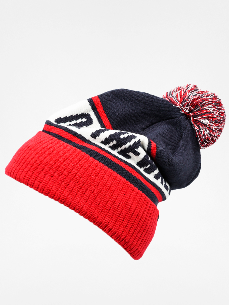 Czapka zimowa Vans Off The Wall Pom Beanie (racing red/dres blues)