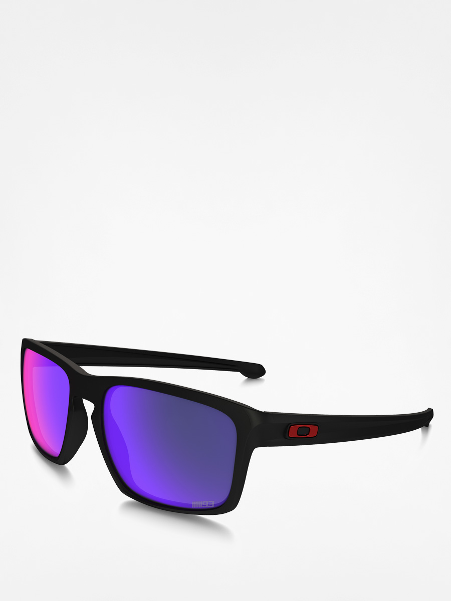 Okulary przeciwsłoneczne Oakley Sliver (matte black/red iridium)