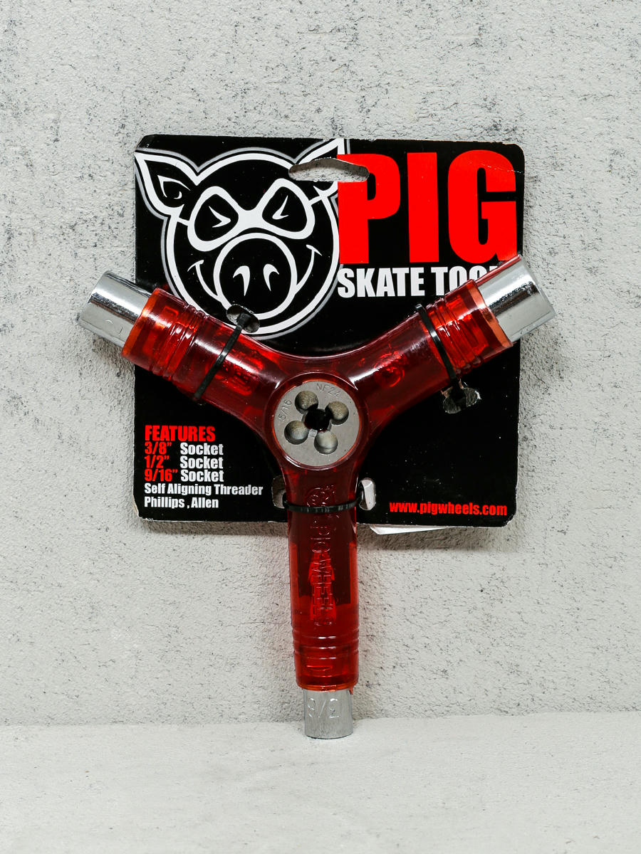 Klucz Pig Skate Tool (transparent red)