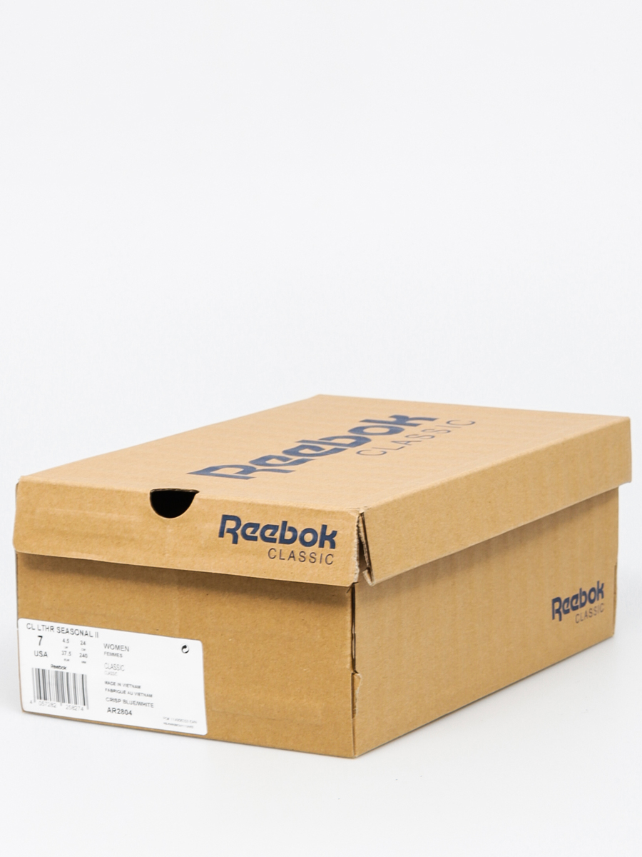 Buty Reebok Classic Leather Seasonal II Wmn (crisp blue/white)