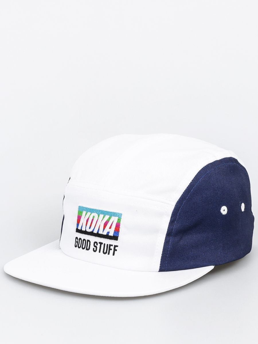 Czapka z daszkiem Koka 5 Panel Vhs ZD (white/navy)