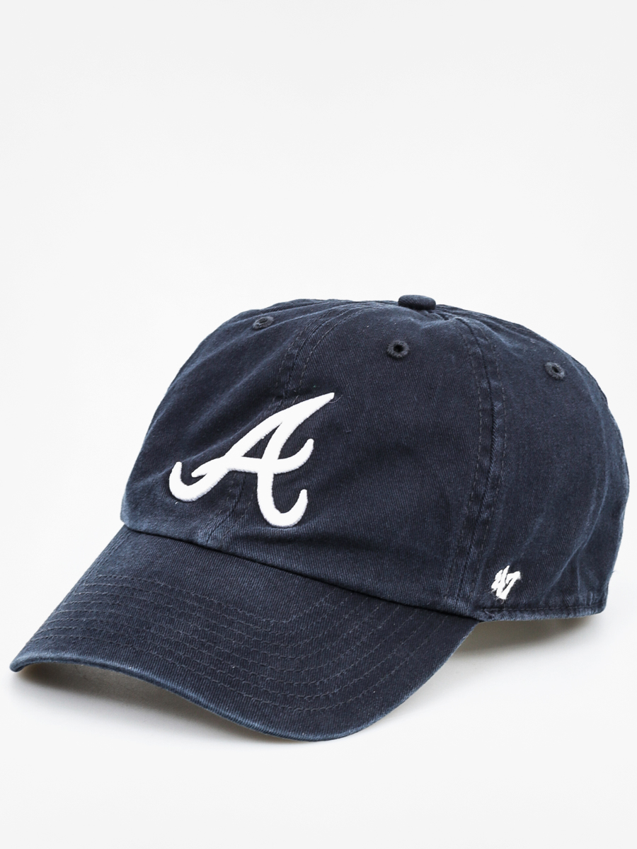 Czapka z daszkiem 47 Brand Atlanta Braves ZD (washed black)