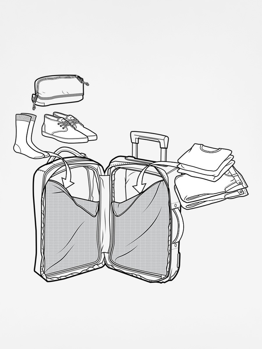 Walizka Burton Overnighter Roller (blotto)